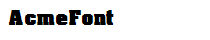 AcmeFont
