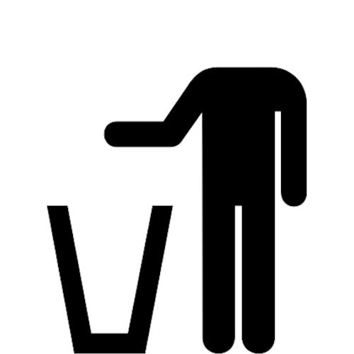 Minimalistisk Sort Silhuet