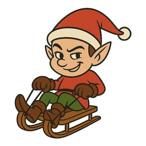 Julemandens Legesyge Nisse på Slæde